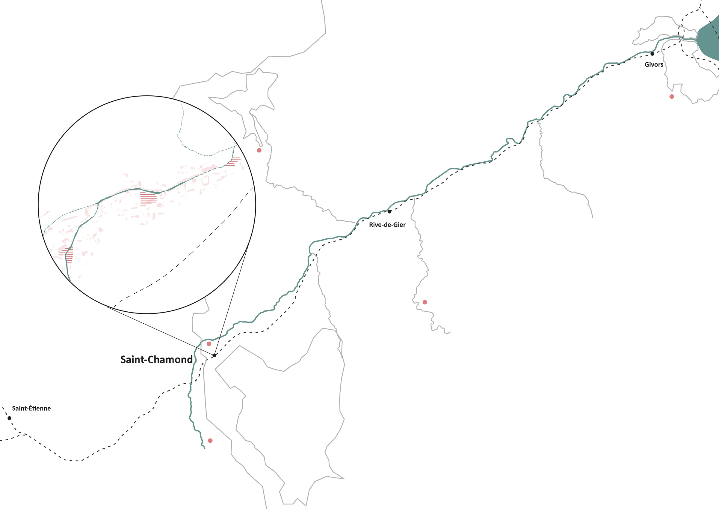 Figure - Parcours du Gier — 1:50 000