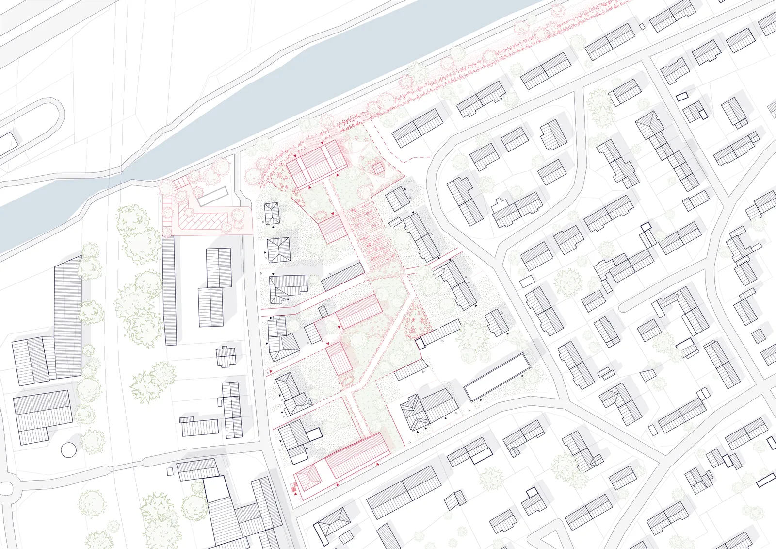 Plan masse — 1:1000