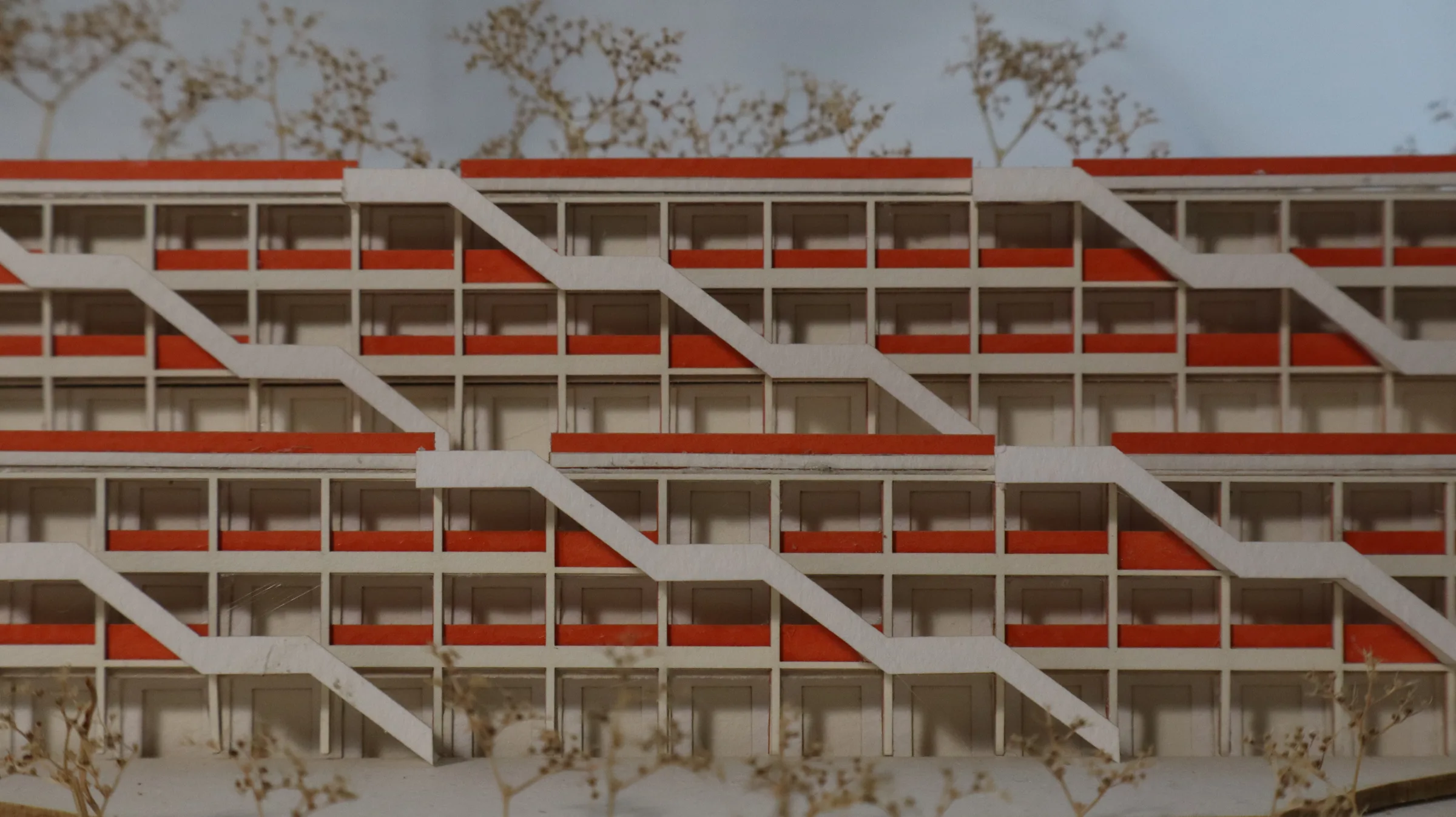 Maquette : Logement collectif en strates